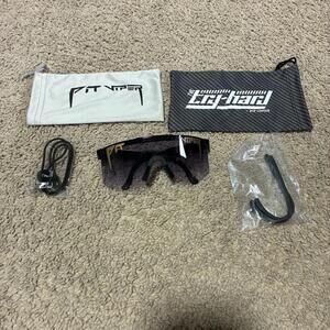 Pit Viper Black and Gold VR Glasses